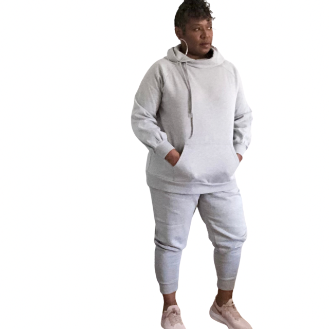 Plus size polo sweat suits on sale