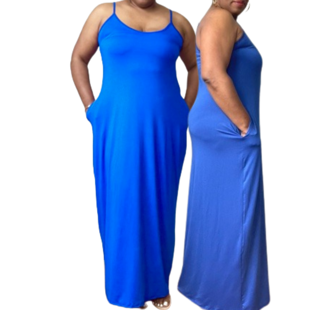 Maxi Dress Long Beach Dress Plus Size 1xl, 2xl, 3xl